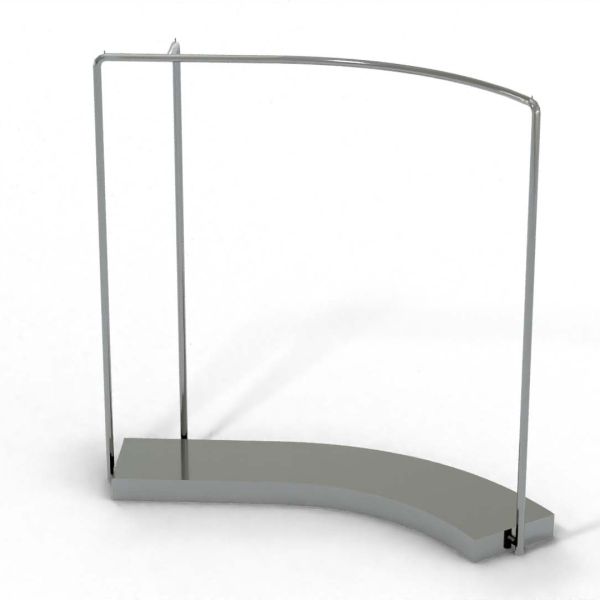 Arara Curva com Base Alta em Inox